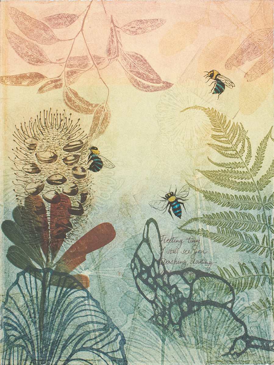 Dashing Darting (Framed) by Trudy Rice 