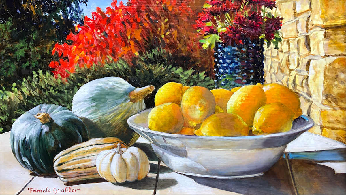 Inside Outside Still Life by Pamela Grabber, Image 1.