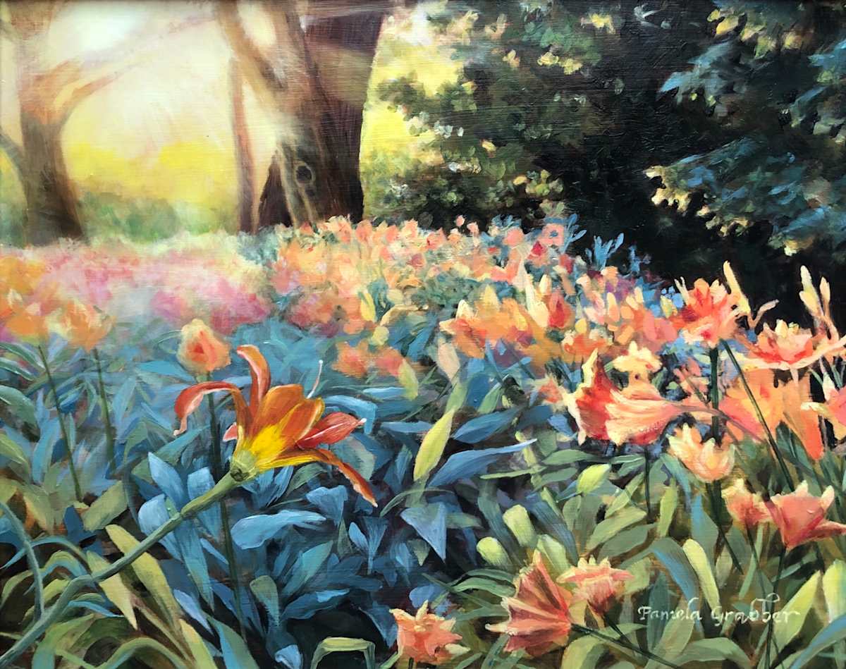 West Garden Sunset by Pamela Grabber, Image 1.