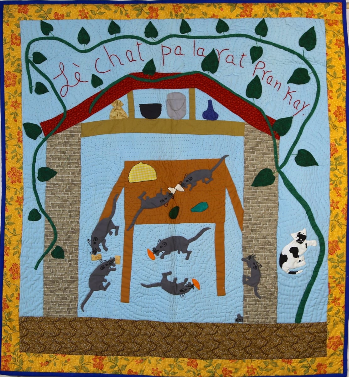 While the Cat's Away, the Mice Will Play - Lè Chat Pa La Rat Pran Kay La by Rose Marie Agnant 