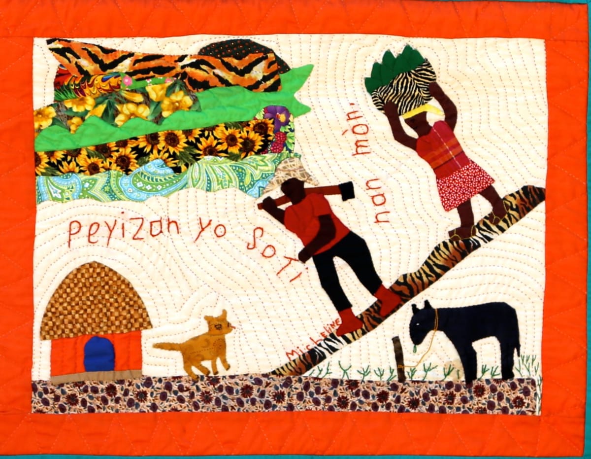 The Peasants Return from the Mountains - Peyizan Yo Soti Nan Mon by Micheline Salomon 