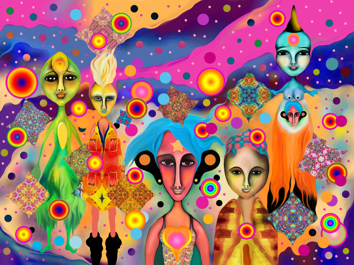 5 Souls Gathering to Celebrate a Rebirth 