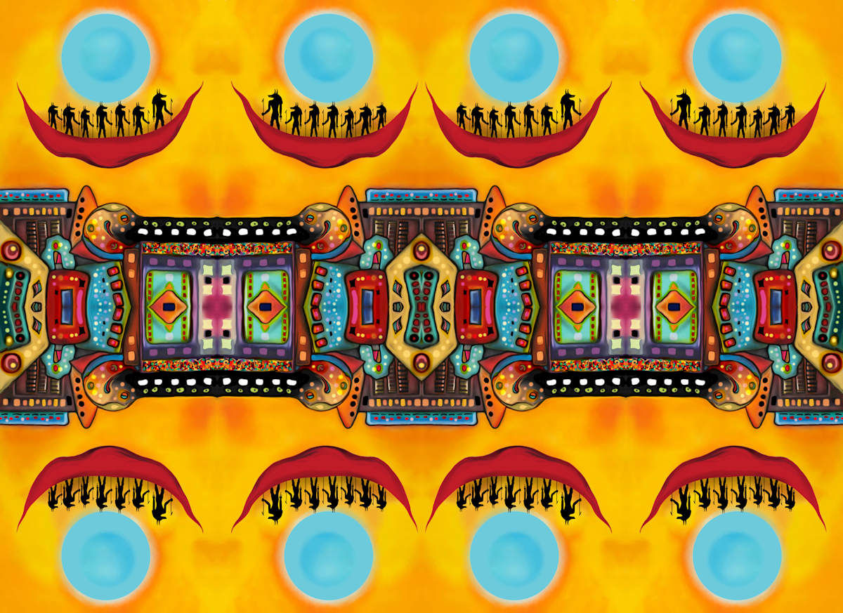 7 Anubis Tapestry, Image 2.