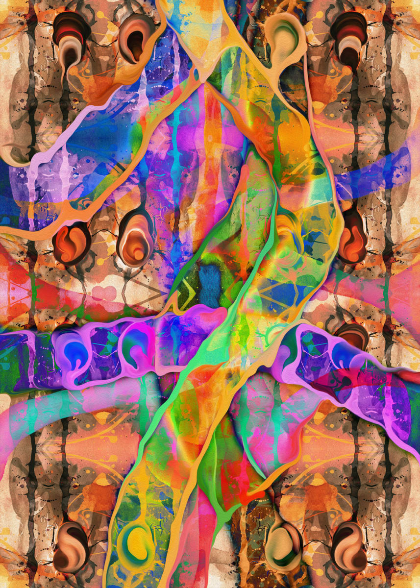 Amarush & the Abstract Plant Tapestry, Image 1.