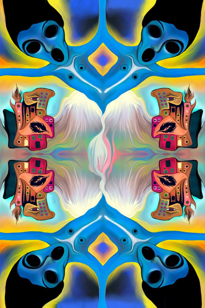 Blue Ghosts Travelling 
