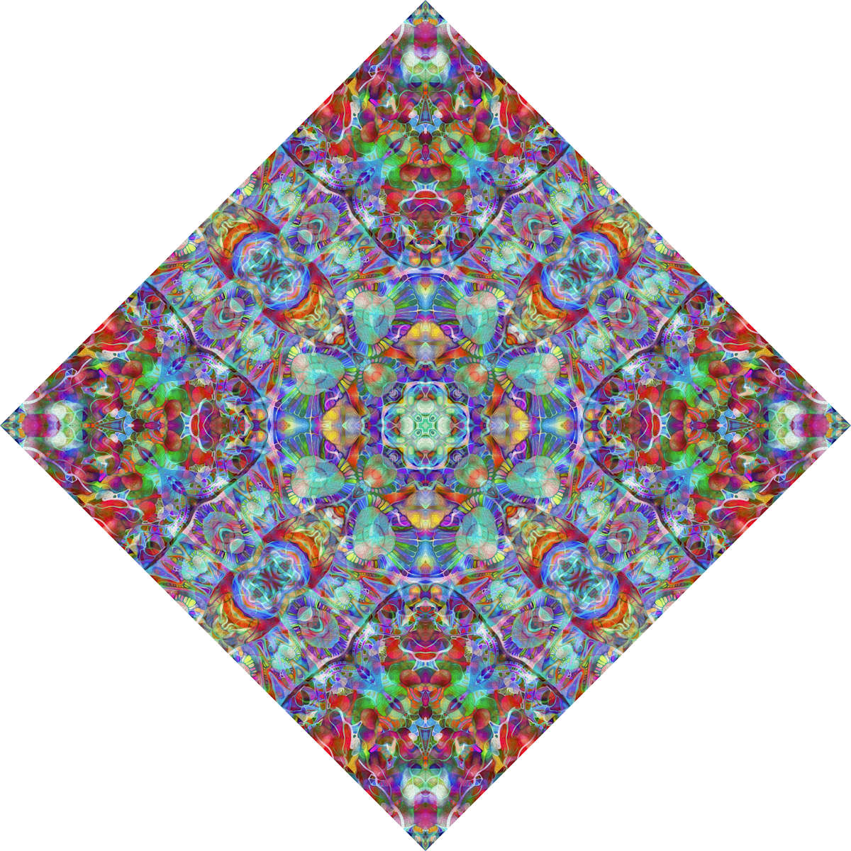 Blue Hearts Tile, Image 1.