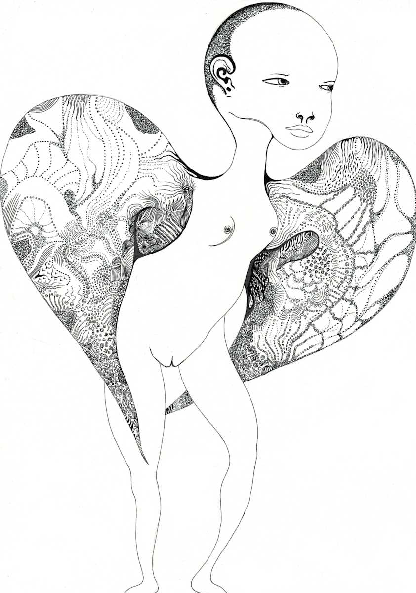 Cautious Angel, Image 1.