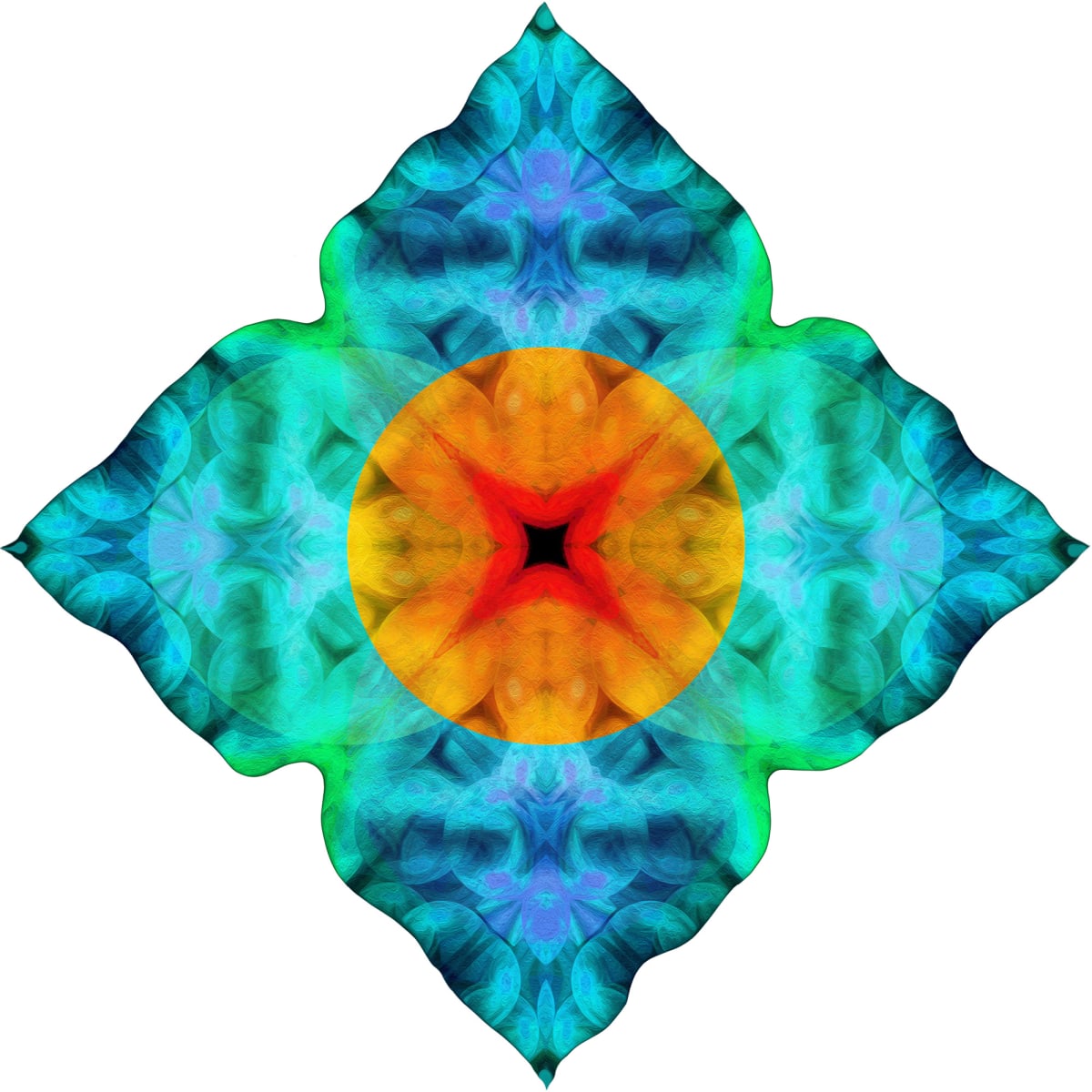 Cellular Lanterns Tile by Vicky Scher 