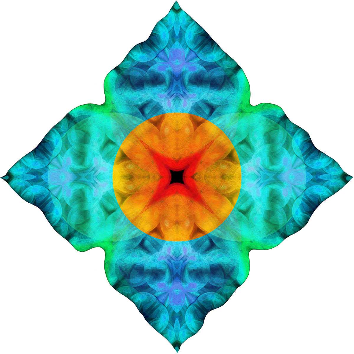 Cellular Lanterns Tile by Vicky Scher, Image 1.