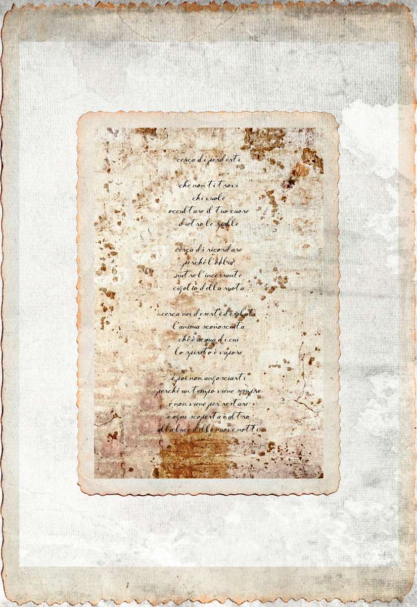 Cerca di perderti, Image 1.