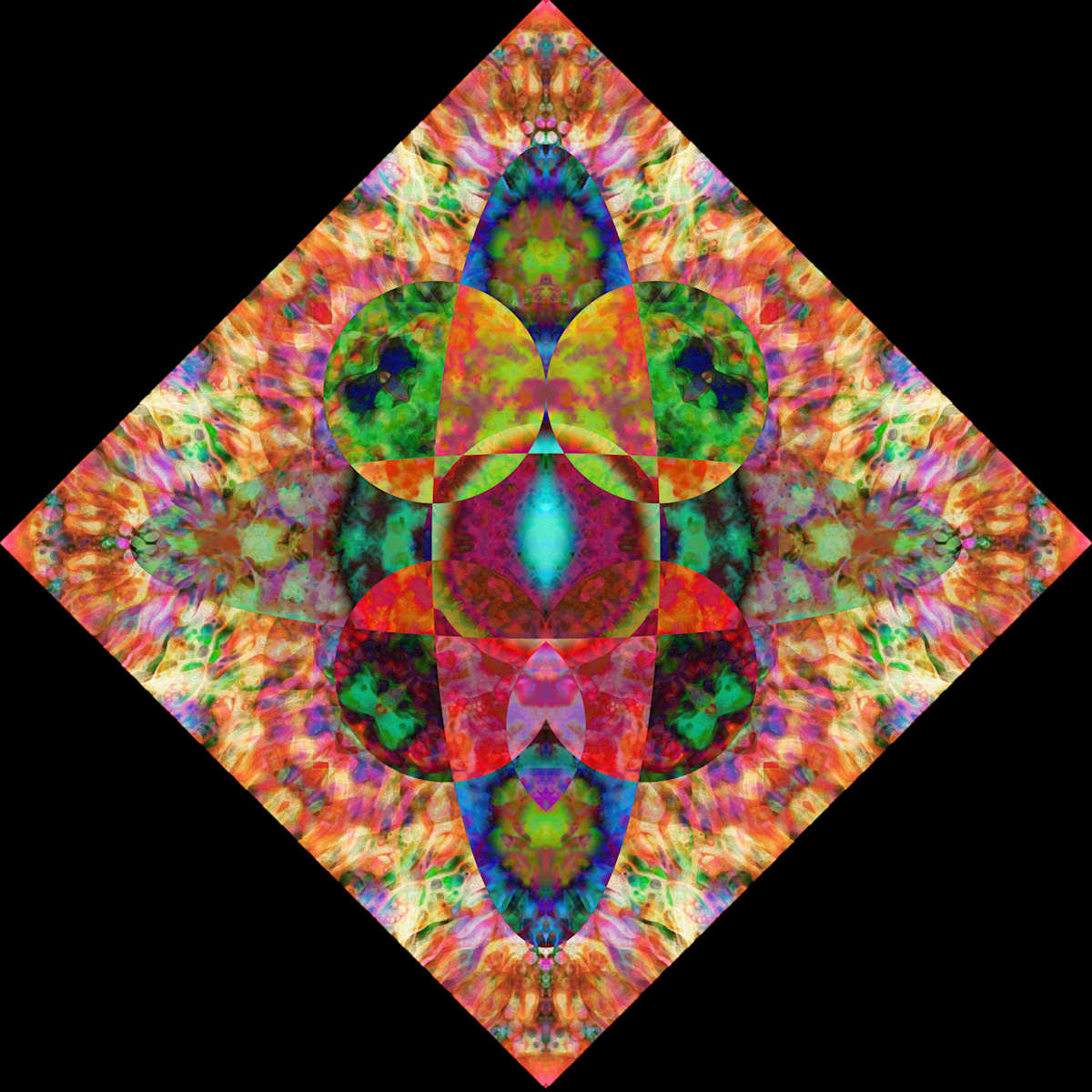 Fading Crystals Tile, Image 1.