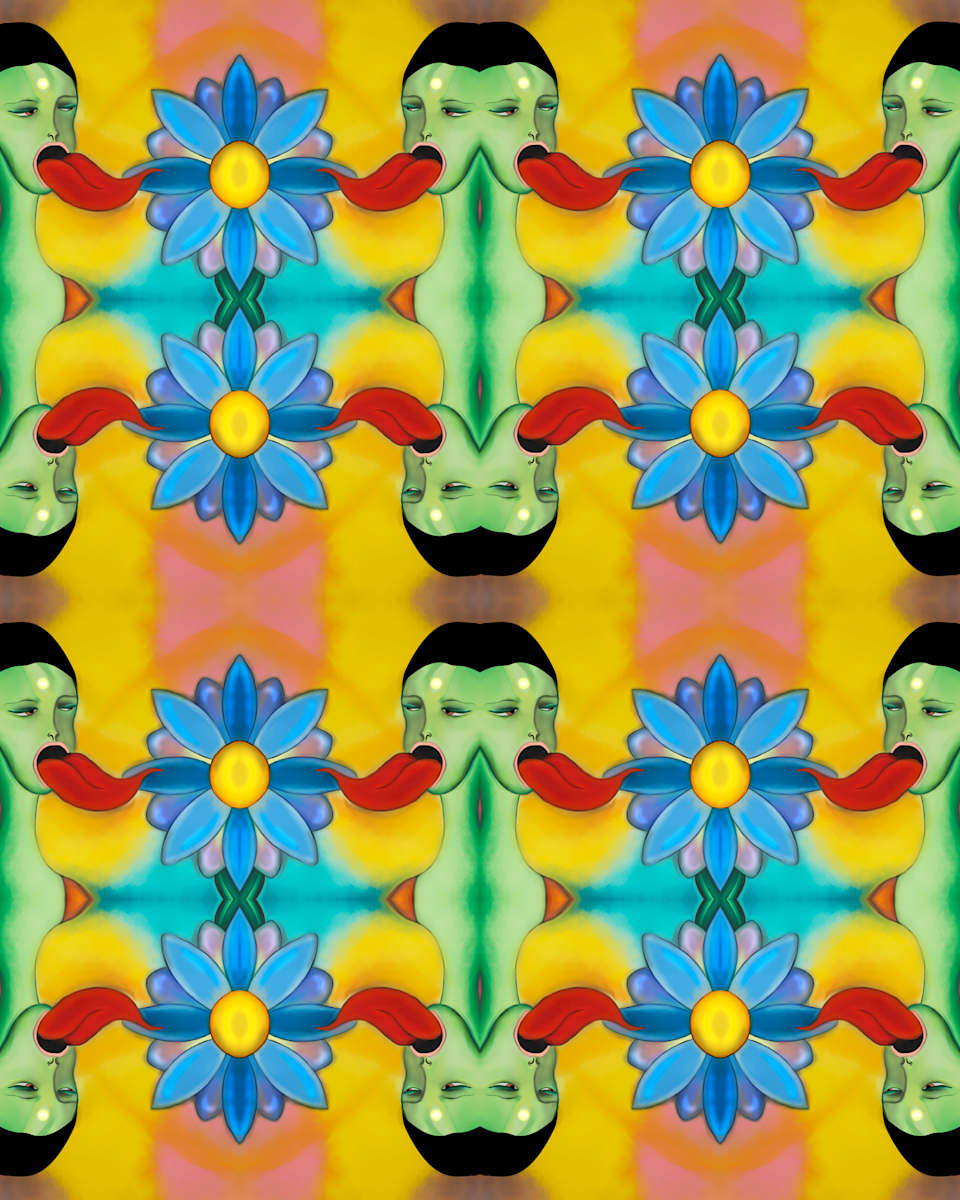 Flower Eaters Tapestry, Image 2.