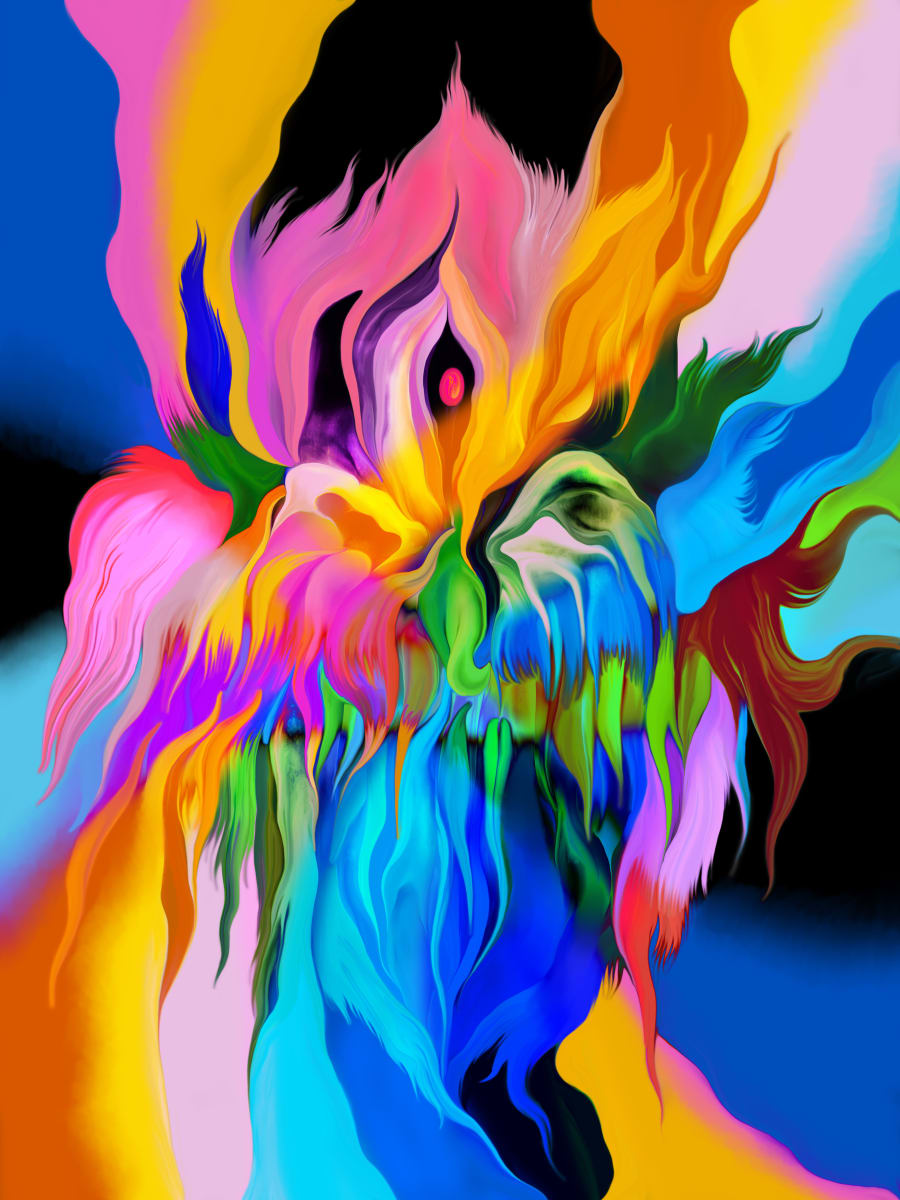 Flower Talking to Itself by Vicky Scher 