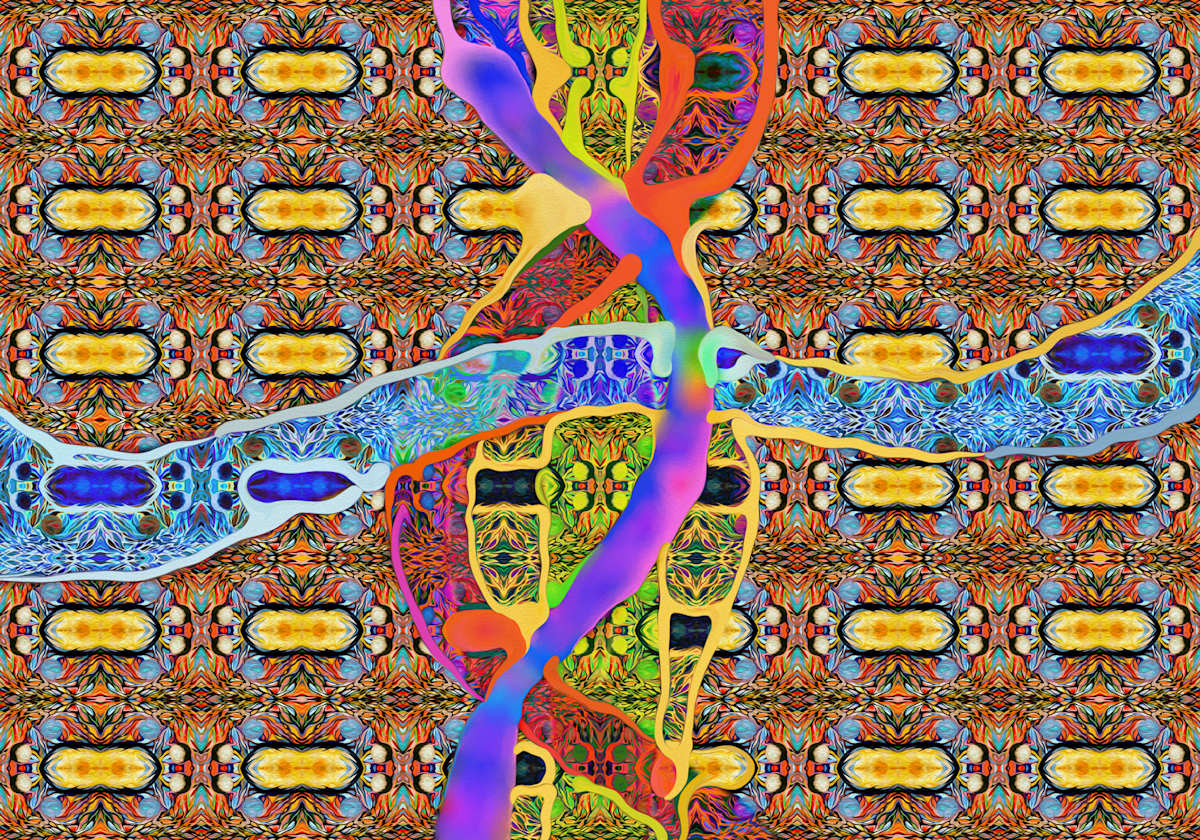 Glass Boxes Tapestry, Image 1.