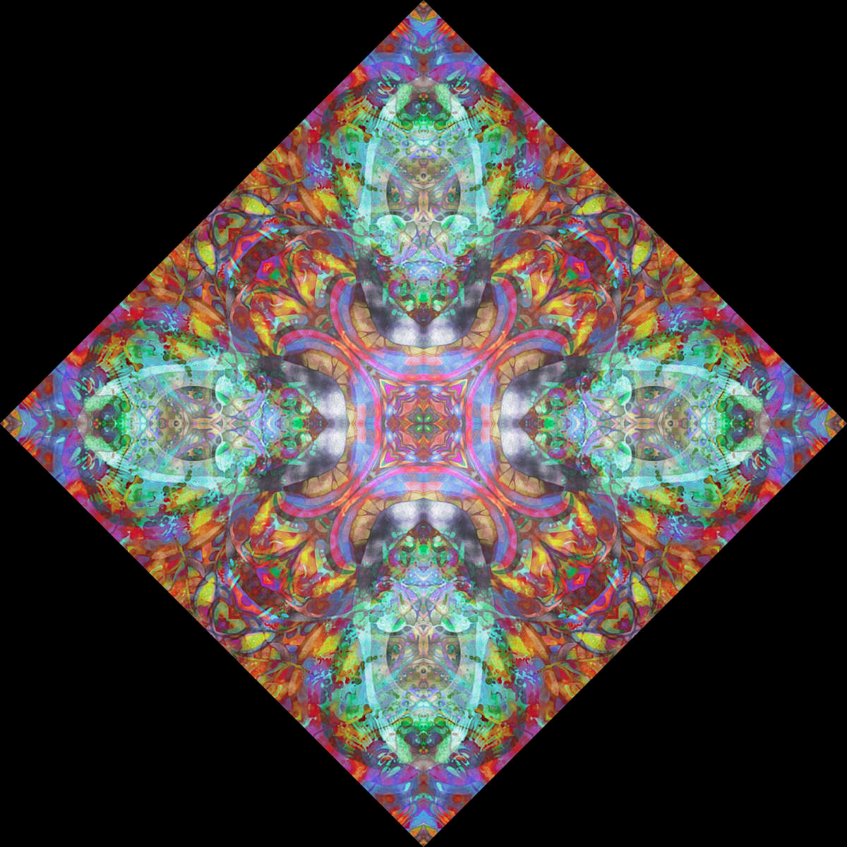 Green Cerebral Heart Tile 2, Image 1.