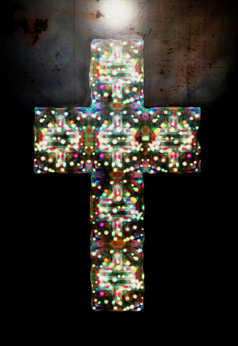 Iron Christmas Cross 