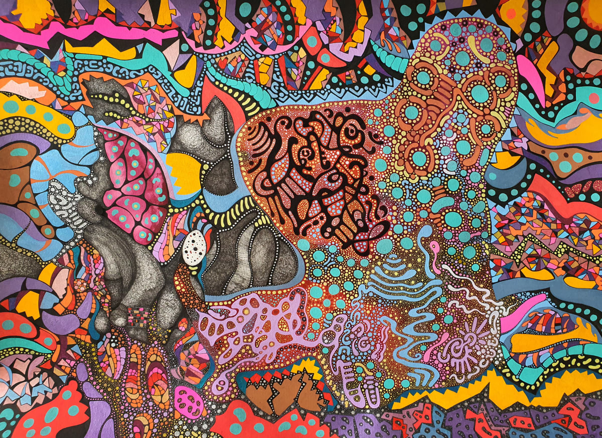 La cellula musicale sta prendendo forma umana by Vicky Scher 
