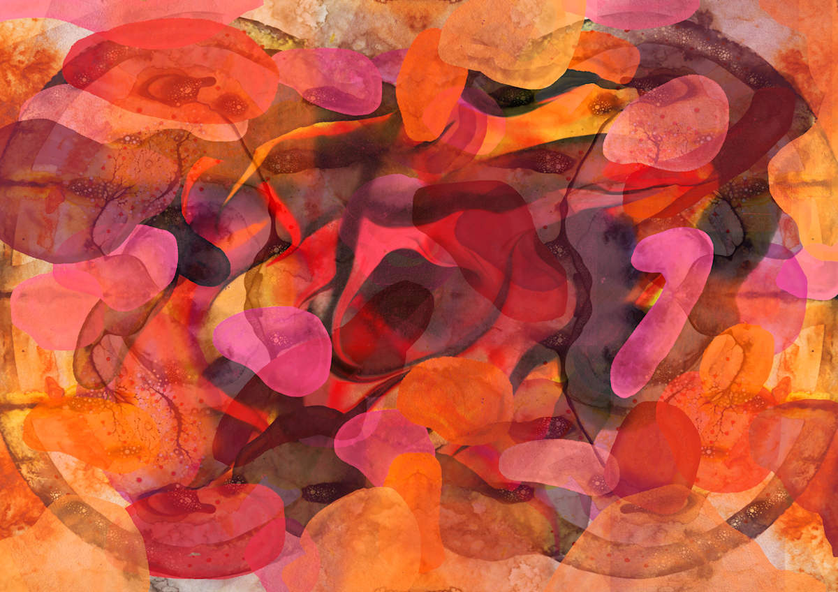 Liquid Autumn Cells, Image 1.