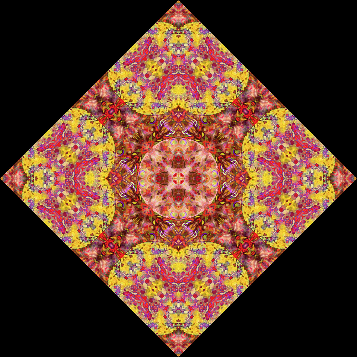 Mourning Flowers Tile 