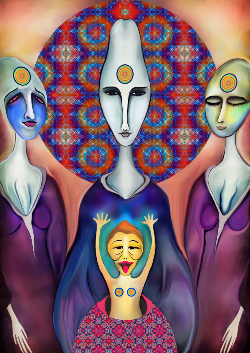 My Alien Nannies Offer Me to the World, Image 1.