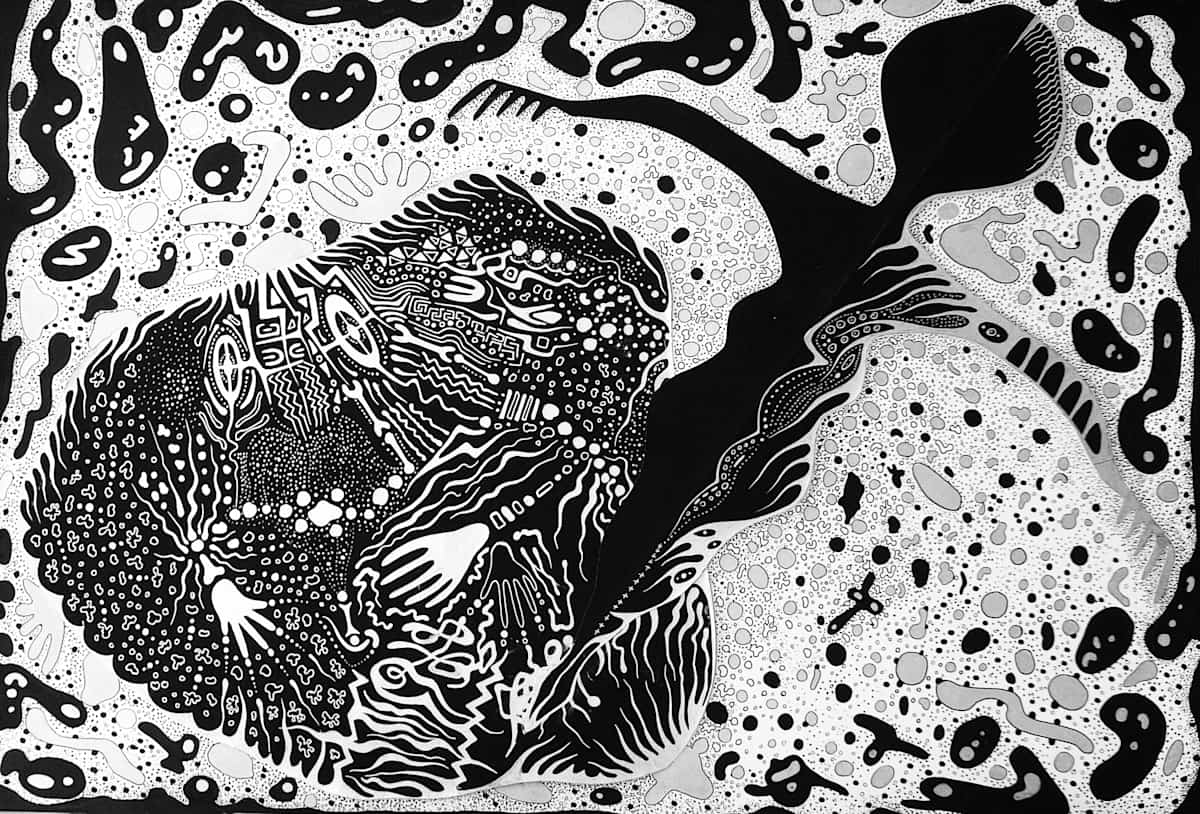 Shadow Mother Emerging from a Stone, Image 1.