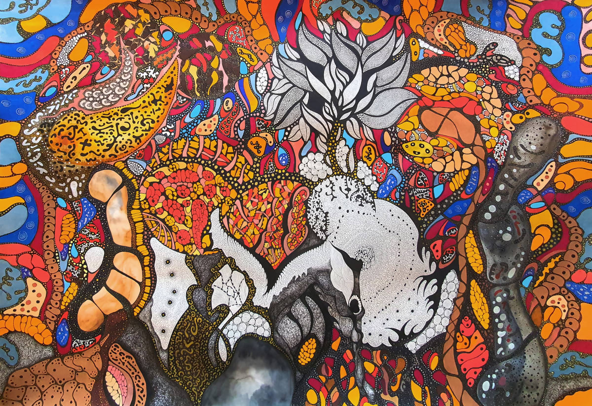 The Celestial Garden is Learning to Speak by Vicky Scher 