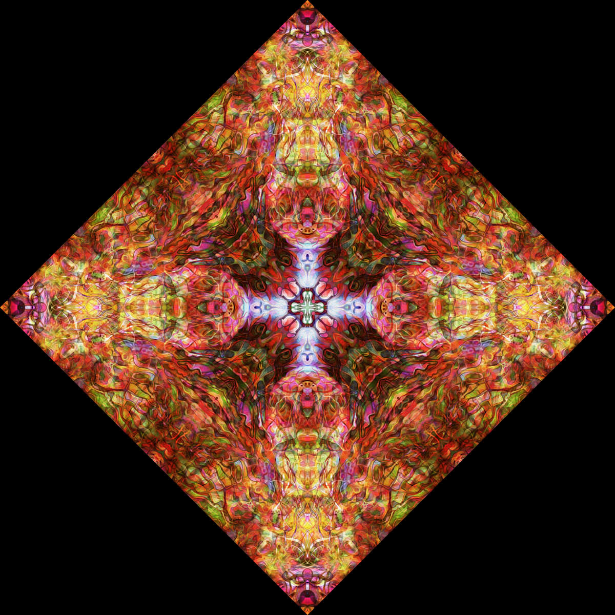 Trees Exploding Tile, Image 1.