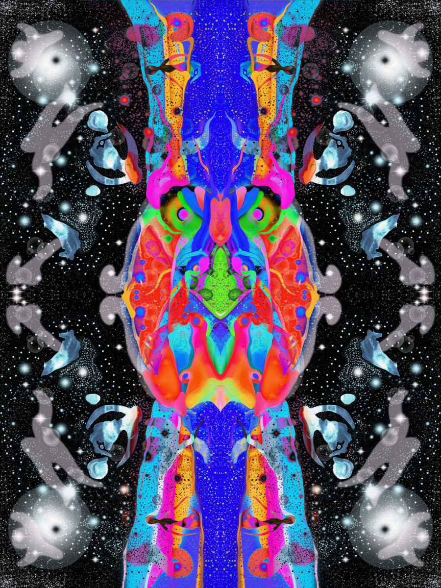 Underwater Doves Carpet by Vicky Scher 