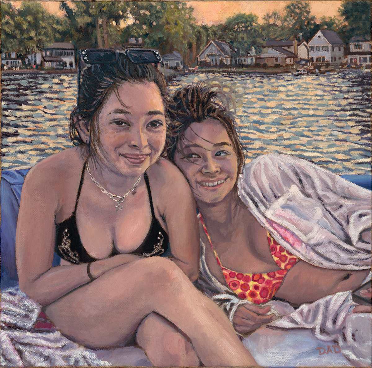 Sisters on a Boat by Steve Miller, Image 2.