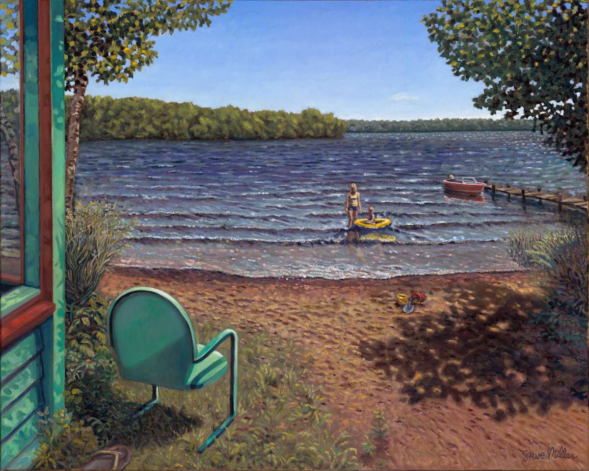 Summers at Lake Ann by Steve Miller 