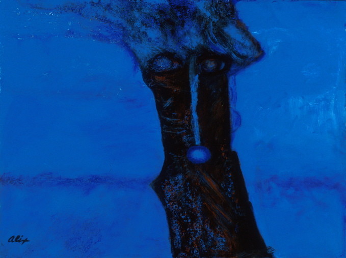 Blue Ritual by Alix Gonzalez Dumka 