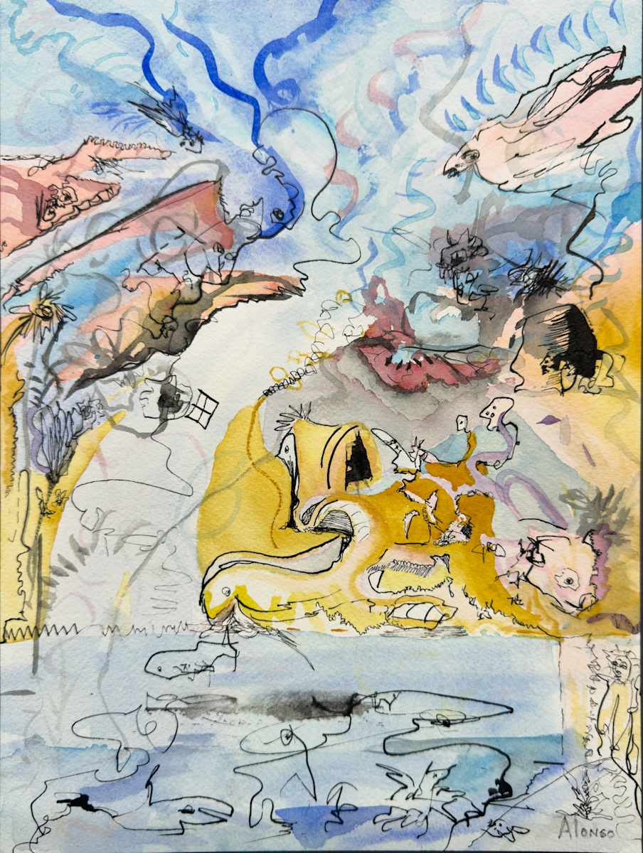 Creatures and waves by Erika Alonso, Image 1.