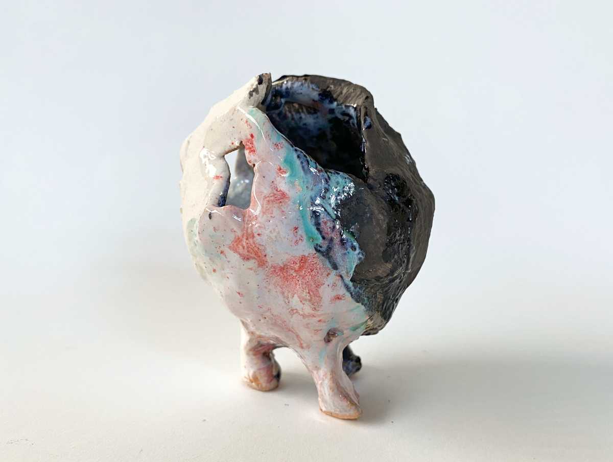 Tripod Vessel by Chantal Powell  