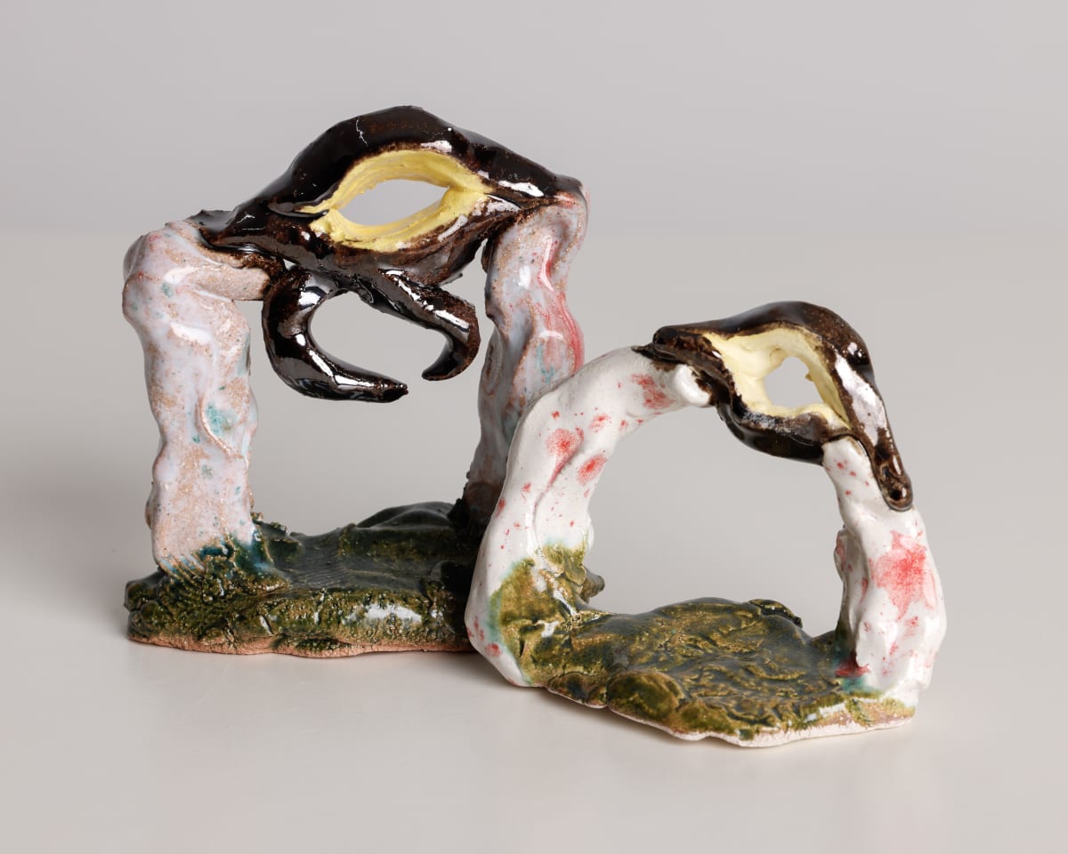 Udjat eye I & II by Chantal Powell  