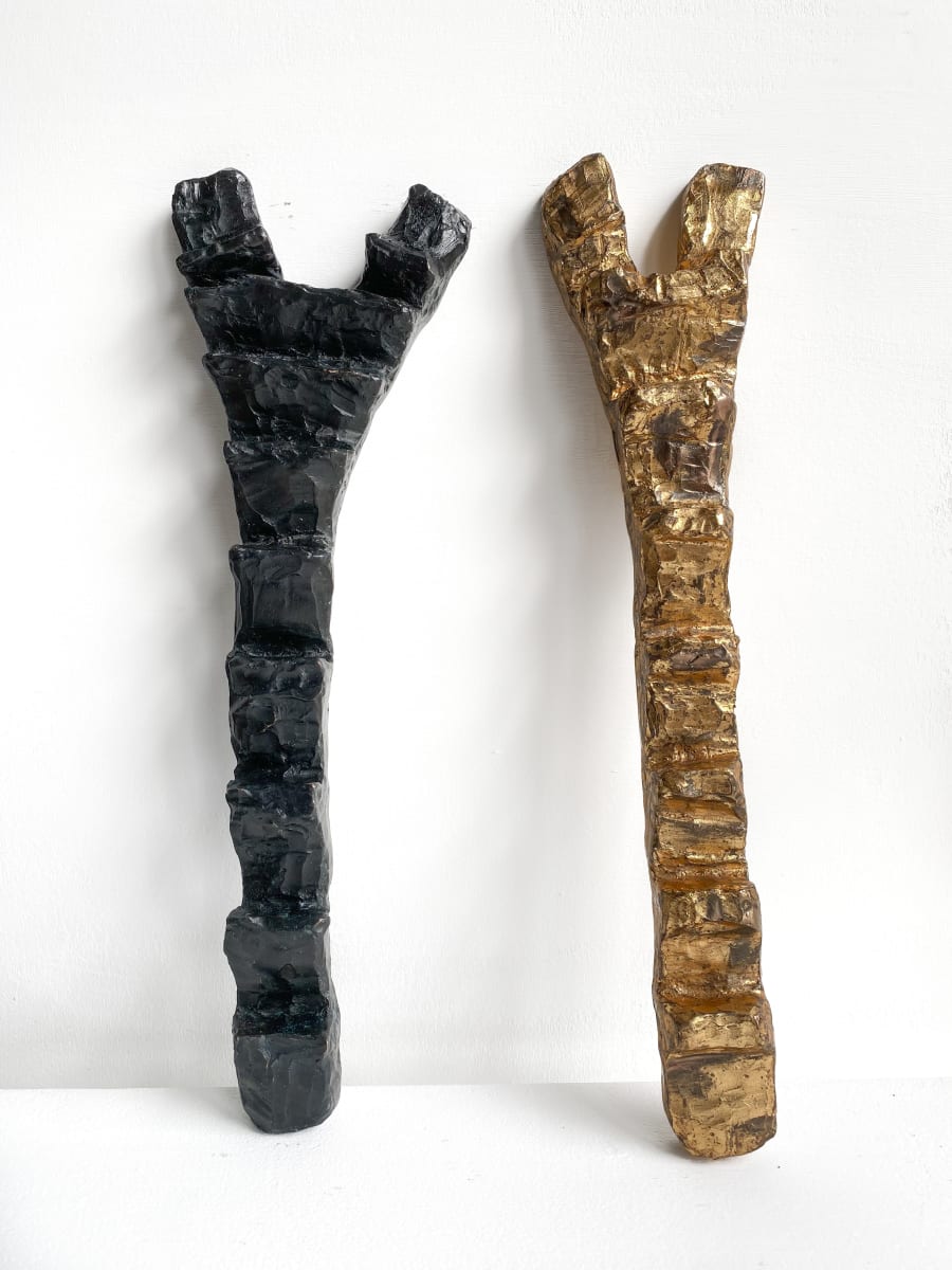 Dogon Ladders I and II by Chantal Powell  