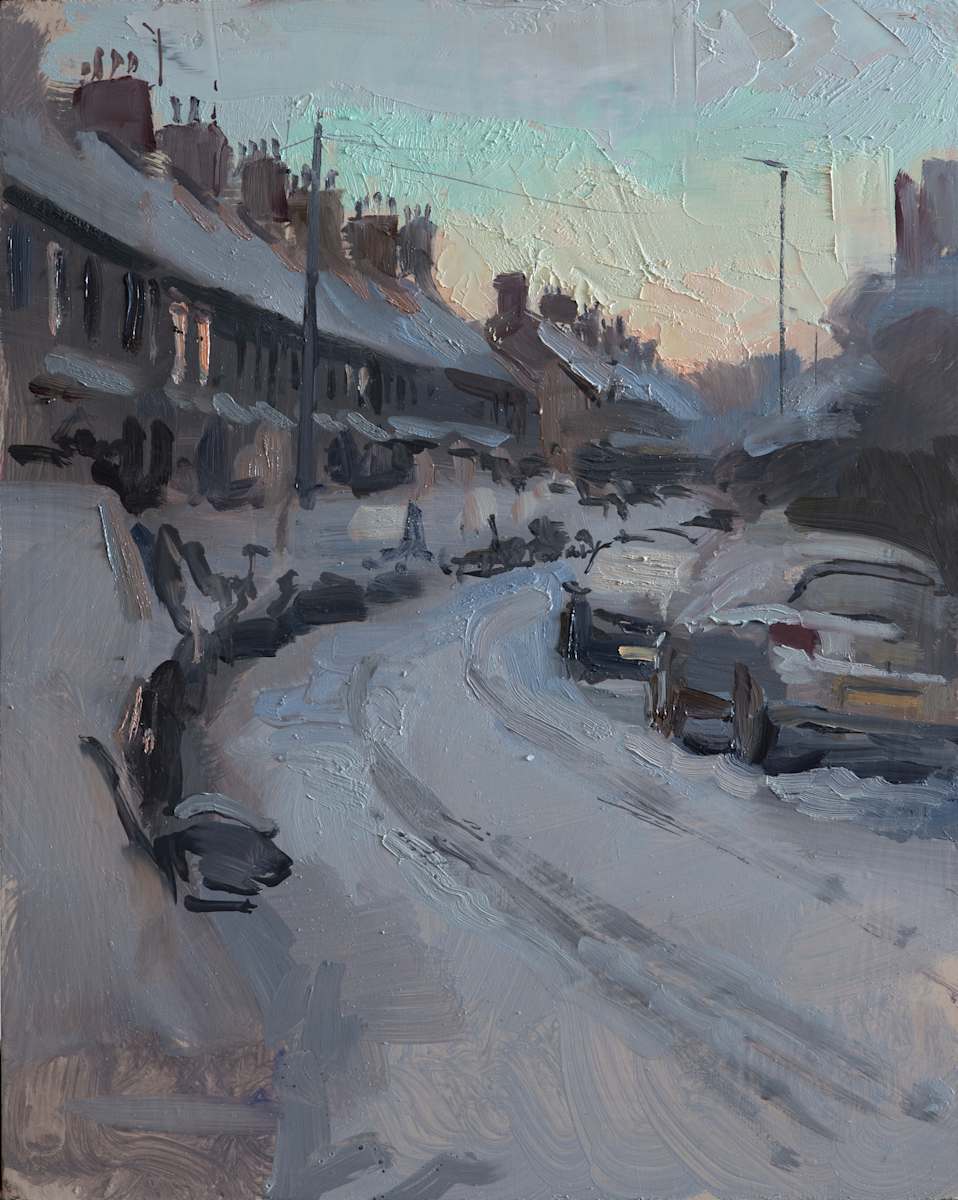 Fresh snow on terraces by Rob Pointon, Image 1.