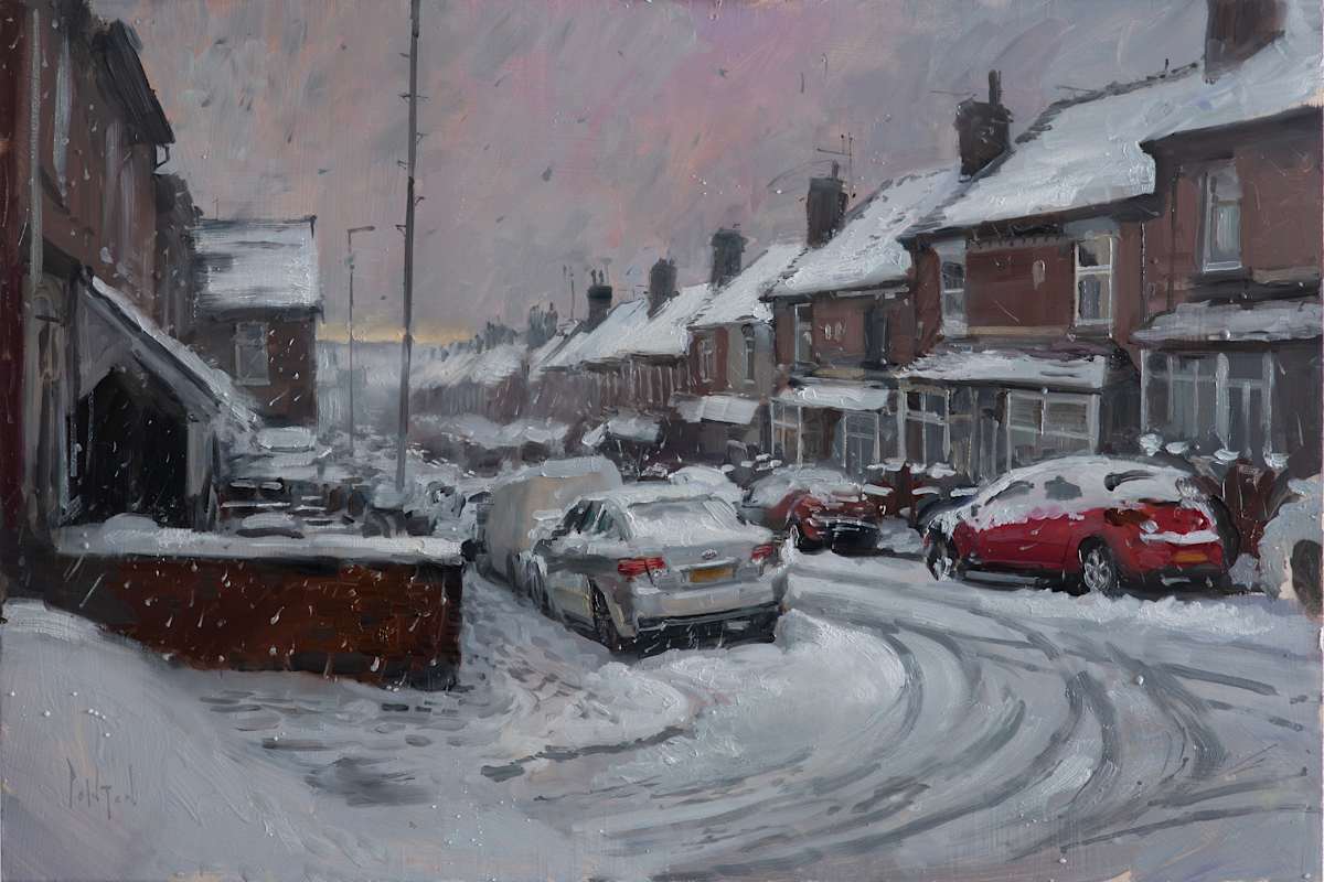 Snowy Terraces by Rob Pointon 