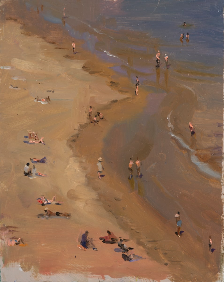 Beach goers by Rob Pointon 