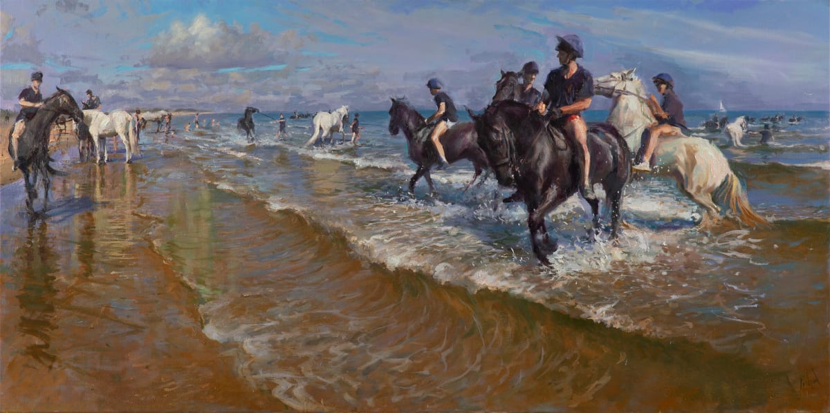 The Beach Ride at Holkham by Rob Pointon 