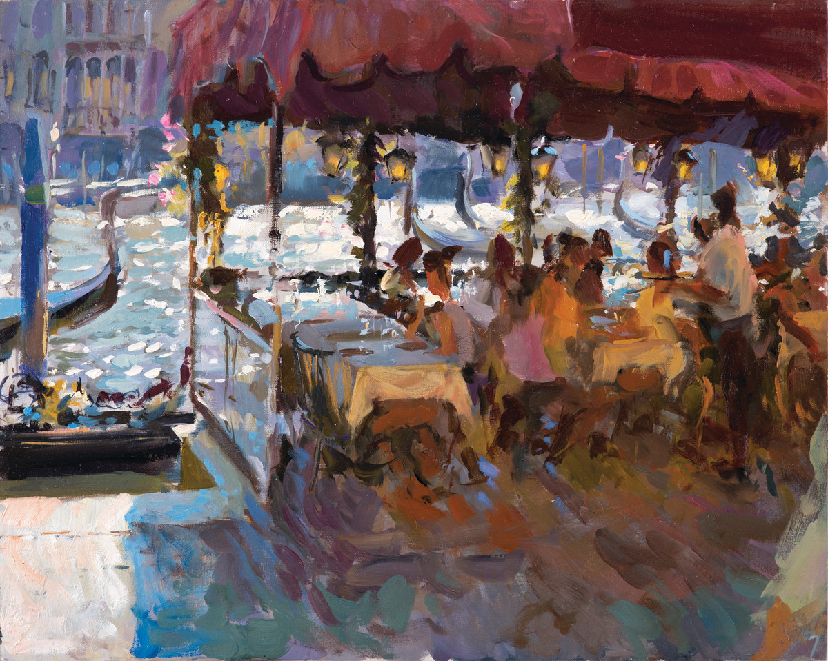 Lunchtime by the Rialto by Rob Pointon 