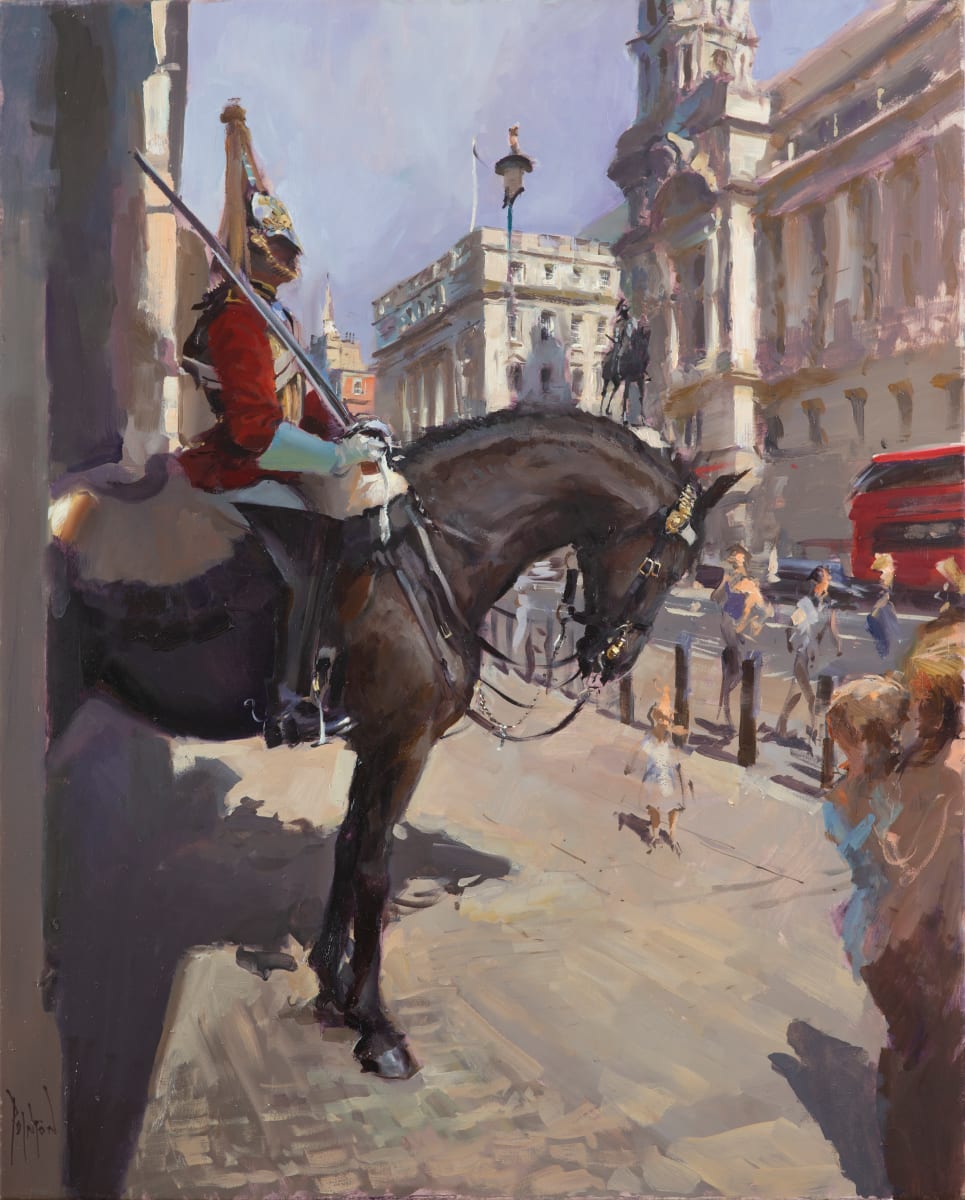 The Colonels Horse on Parade by Rob Pointon 