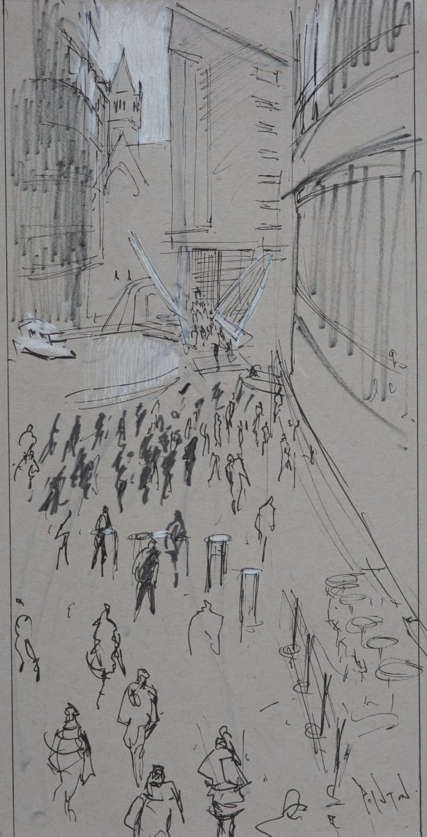 Commuters leaving Piccadilly by Rob Pointon 