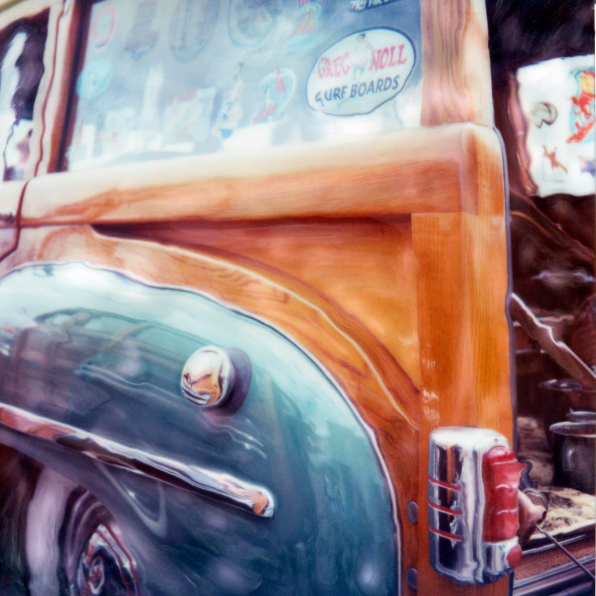 Surfing Legend (Aqua Woody) by Rene Griffith 