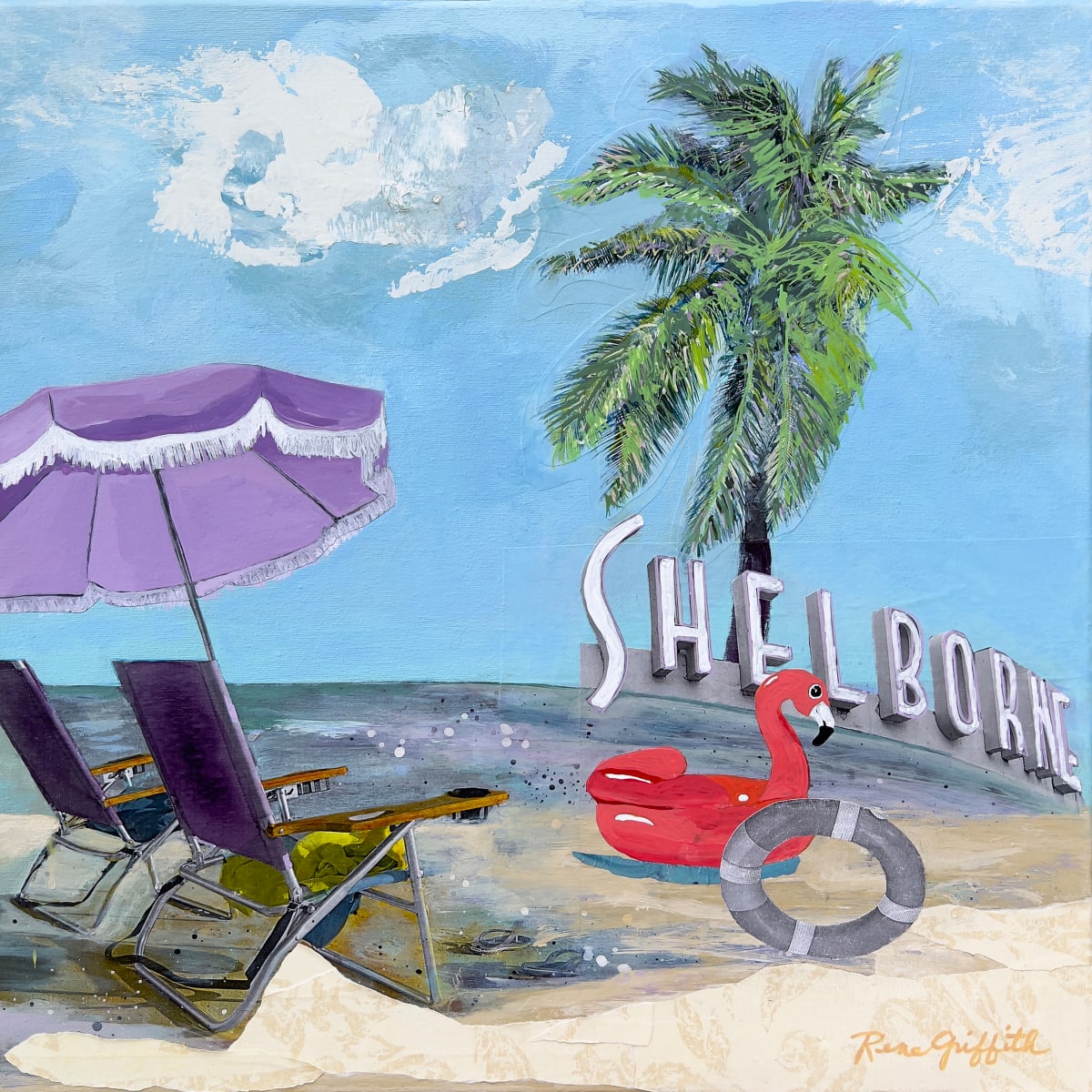A Flip Flop Kinda Day by Rene Griffith 