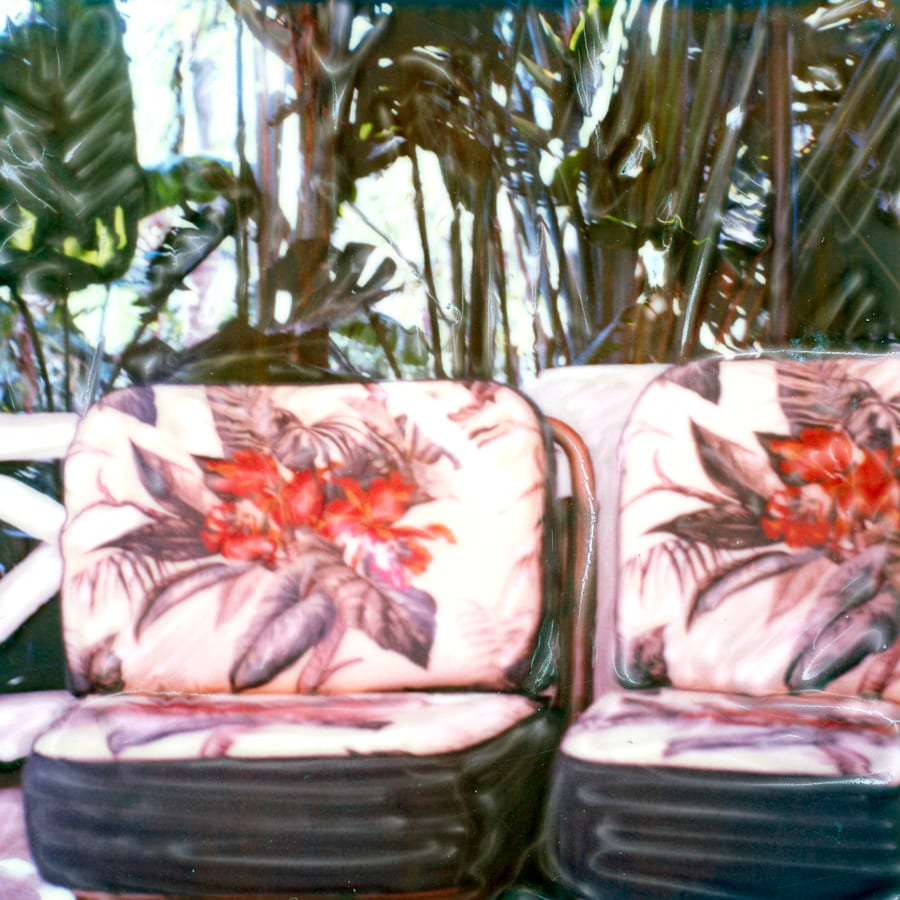 Rattan Settee by Rene Griffith, Image 2.