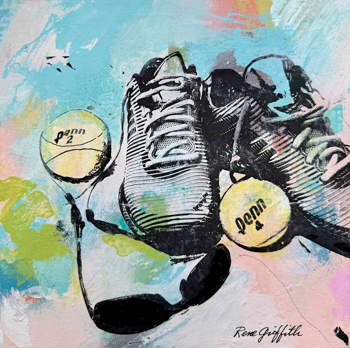 Tennis Anyone? by Rene Griffith 