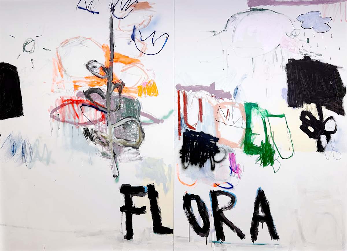 FLORA (diptych) by Manuela Karin Knaut 