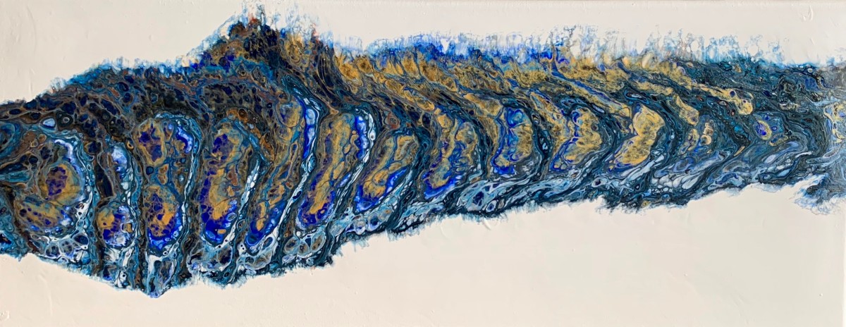 Absolem the Blue Caterpillar by Debbie Kappelhoff, Image 1.