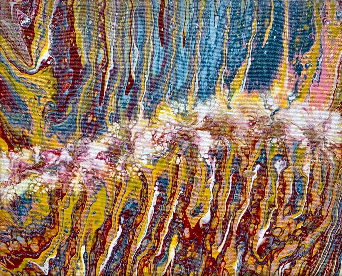 Snowy Ridge at Sunset 