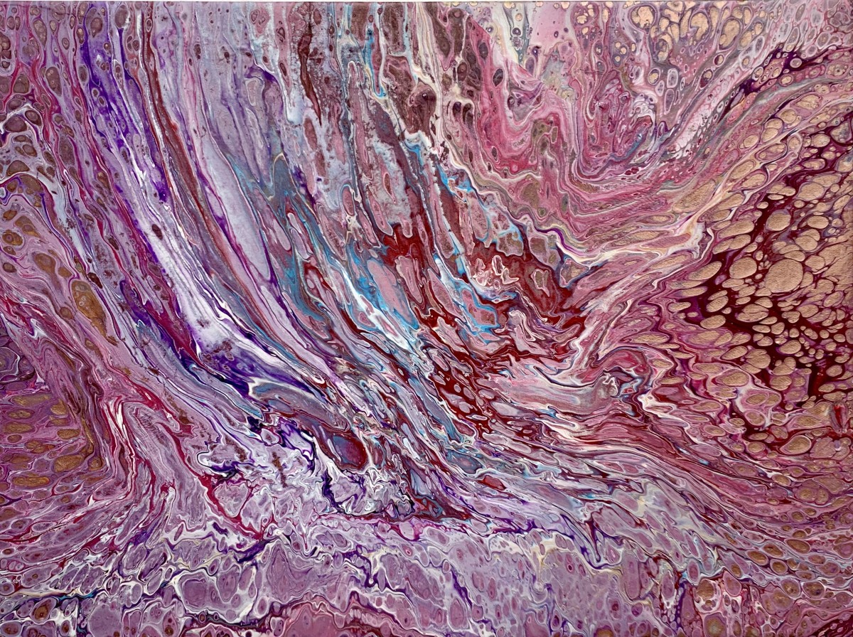 Magma Meeting Glacier by Debbie Kappelhoff 